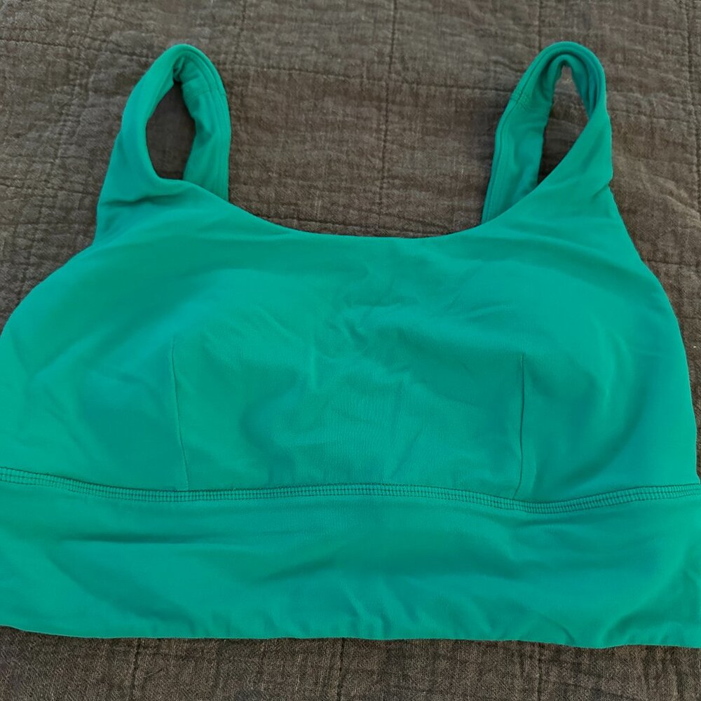 lululemon Align™ Bra *Light Support, C/D Cup Kelly Green Size 10